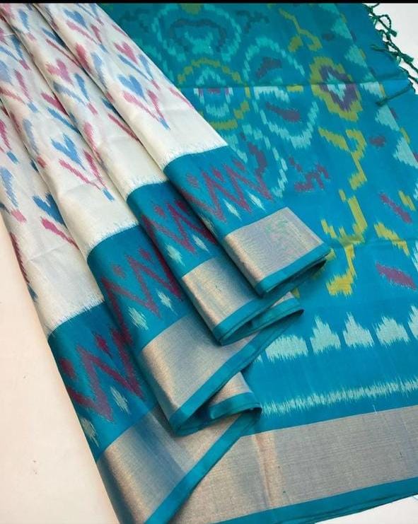 Pochampalli Print Dolla Silk Saree