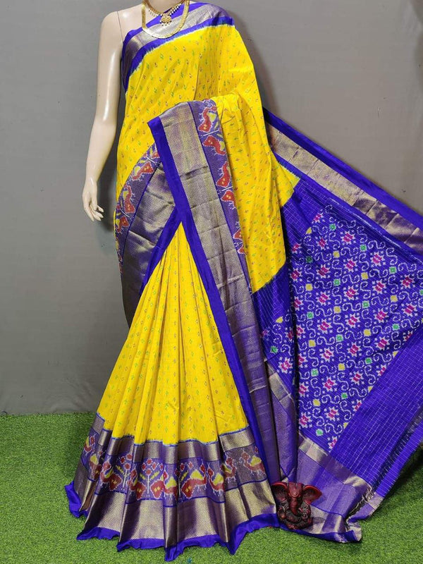 Pochampalli Ikkat Silk Saree