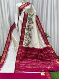 Pochampalli Ikkat Dolla Silk Saree