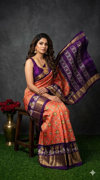 Pochampalli Print Dolla Silk Saree