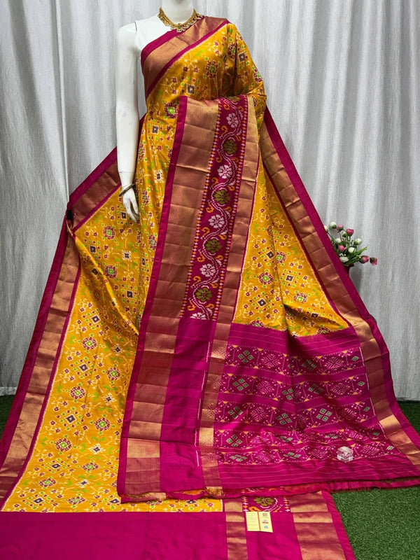 Pochampalli Dolla Silk Ethnic Saree