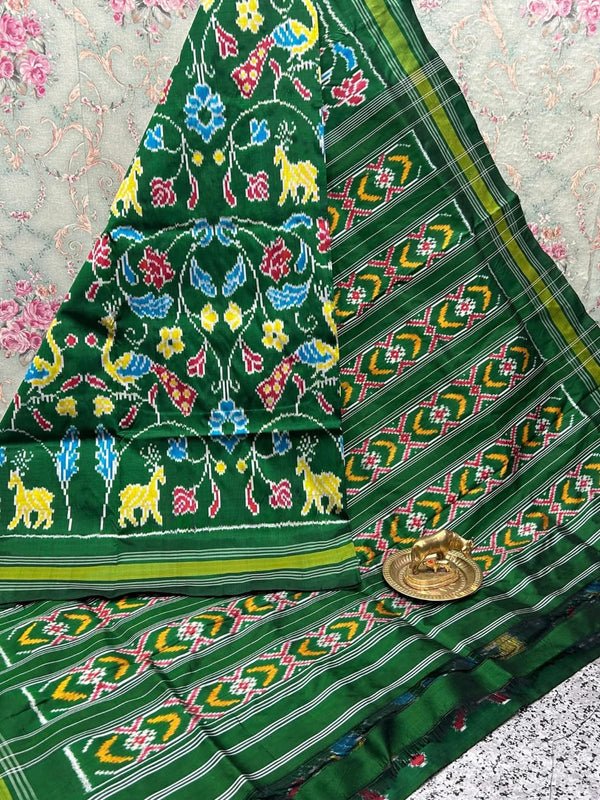 Pochampalli Ikkat Dolla Silk Saree