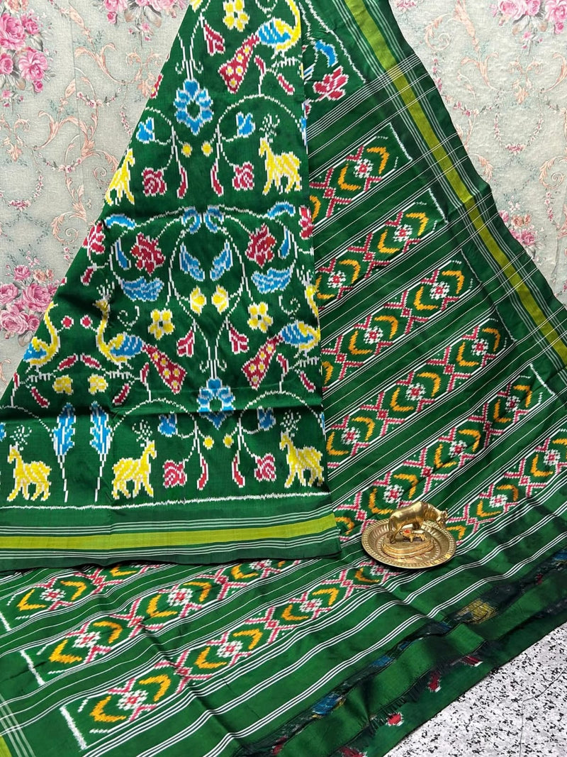 Pochampalli Ikkat Dolla Silk Saree