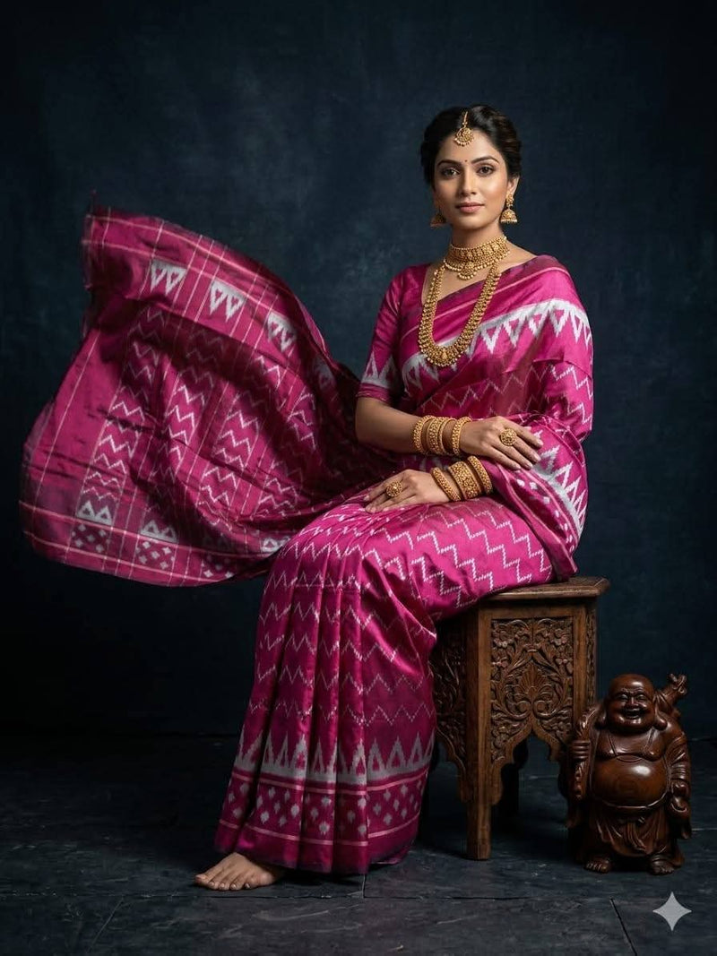 Pochampalli Dolla Silk Designer Saree
