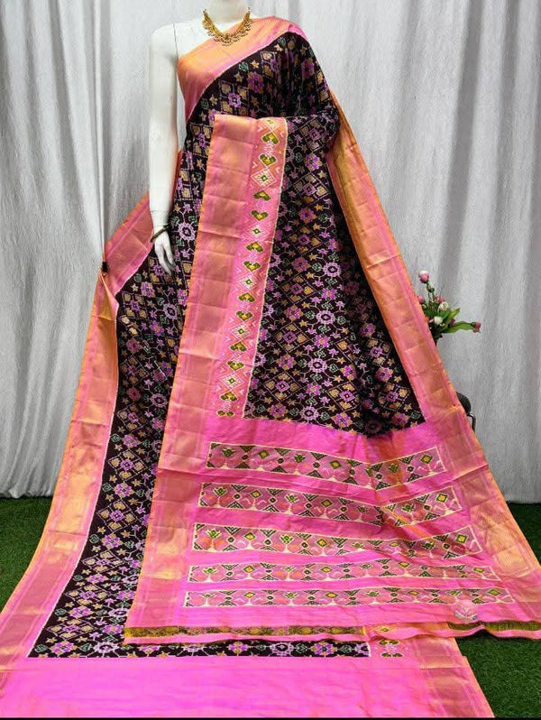 Pochampalli Weave Dolla Silk Saree