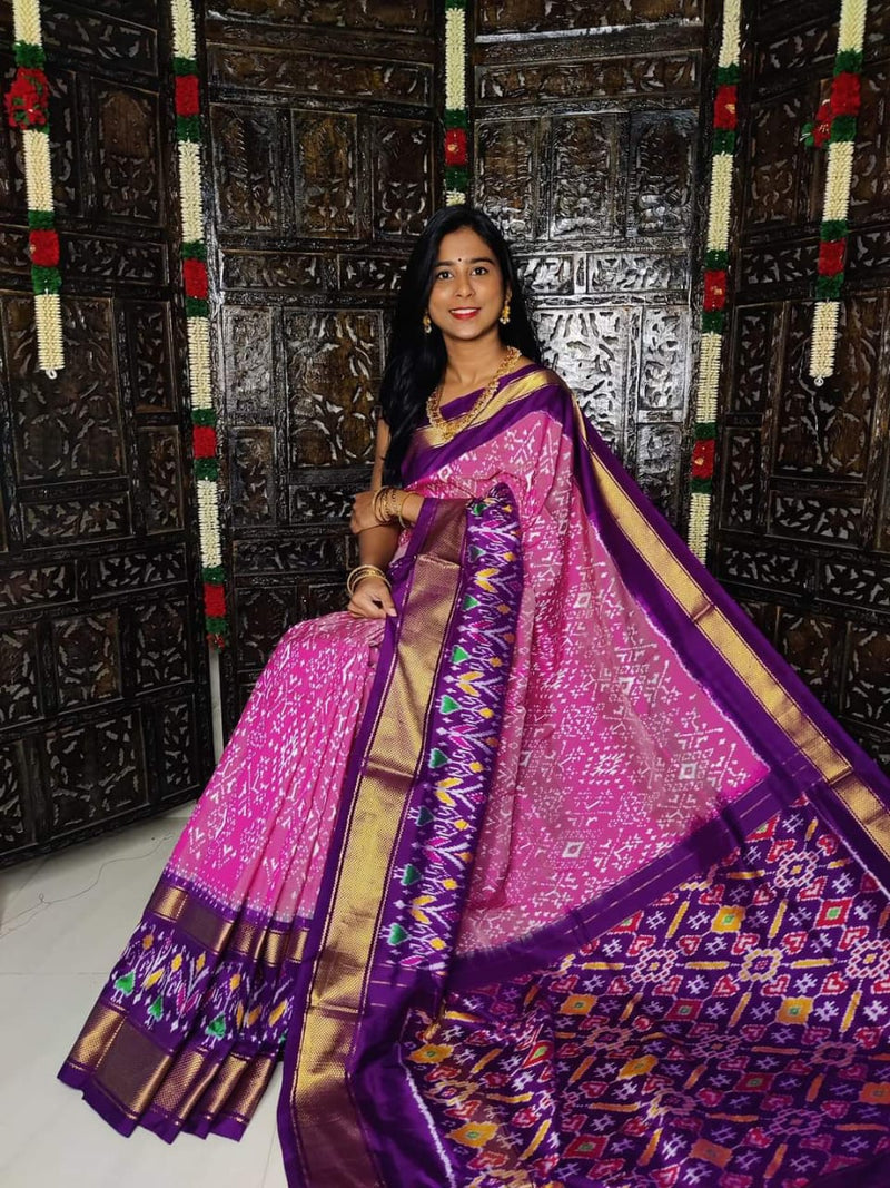 Pochampalli Dolla Silk Ethnic Saree