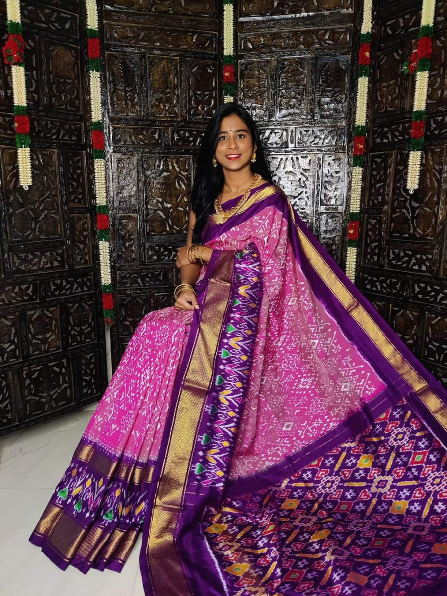 Pochampalli Dolla Silk Ethnic Saree