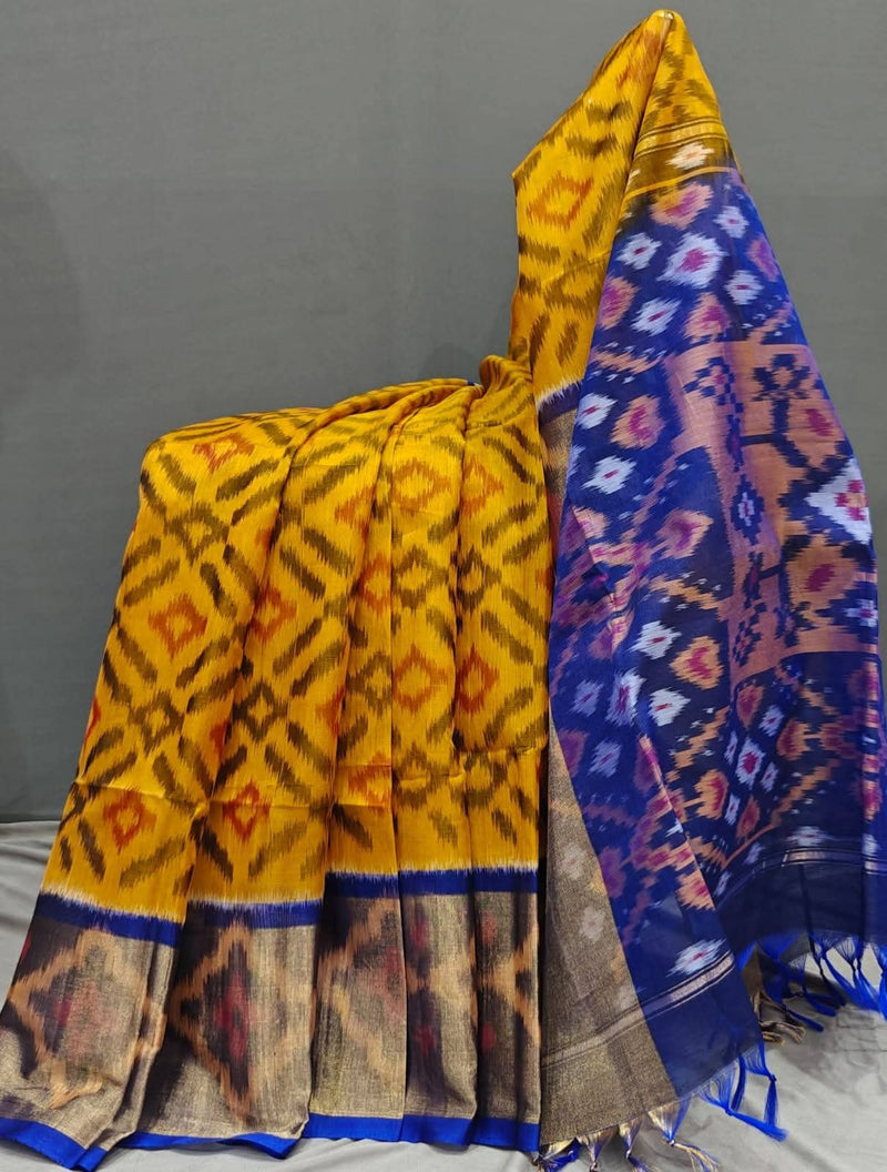 Pochampalli Print Dolla Silk Saree