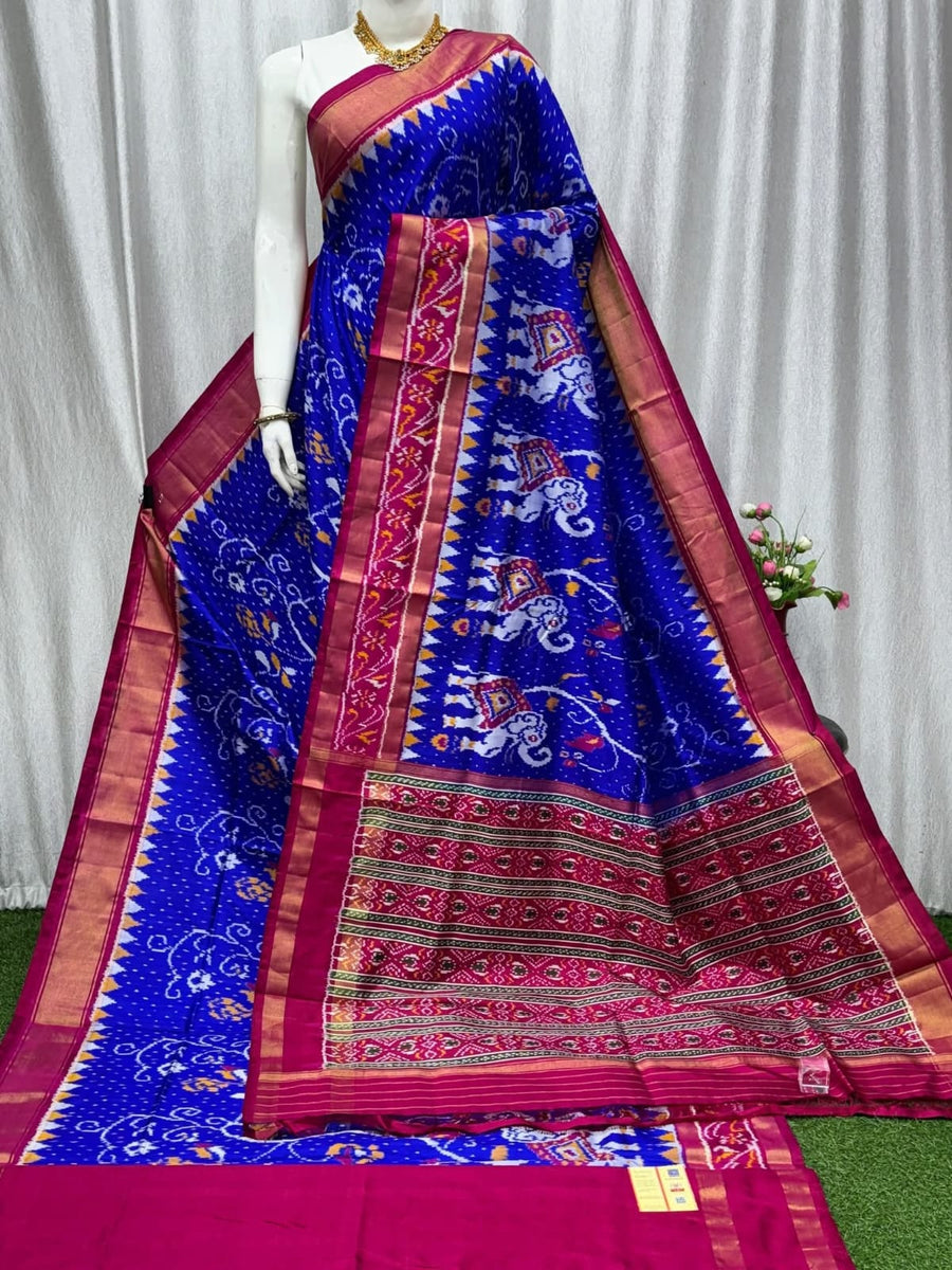 Pochampalli Print Dolla Silk Saree