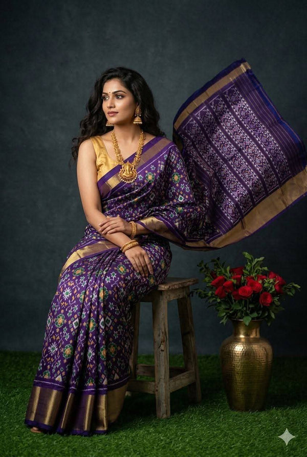 Pochampalli Dolla Silk Designer Saree