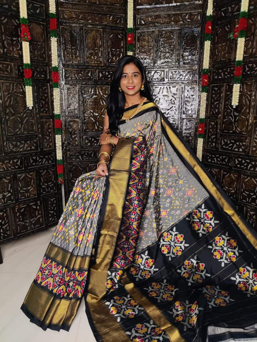 Pochampalli Dolla Silk Ethnic Saree