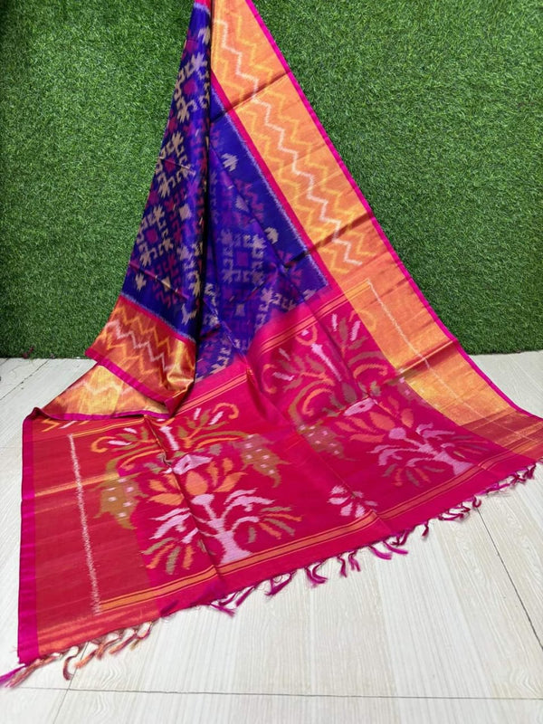 Pochampalli Print Dolla Silk Saree