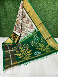 Pochampalli Weave Dolla Silk Saree