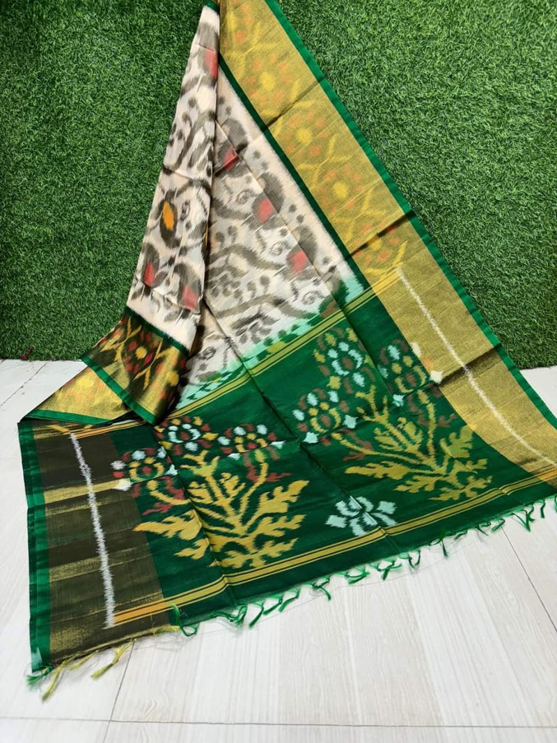 Pochampalli Weave Dolla Silk Saree
