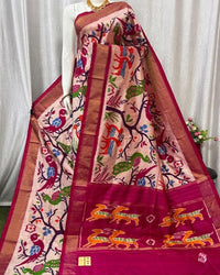 Pochampalli Dolla Silk Designer Saree