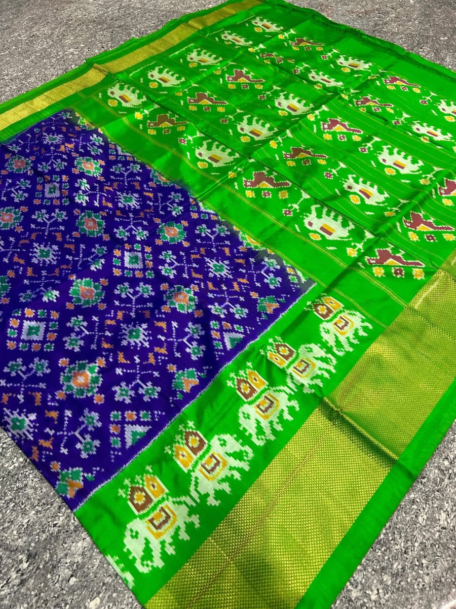 Pochampalli Print Dolla Silk Saree