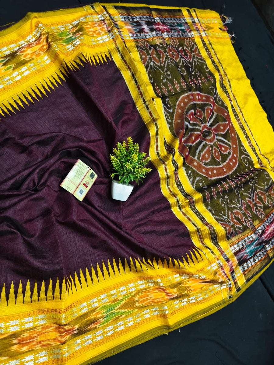 Pochampalli Ikkat Dolla Silk Saree