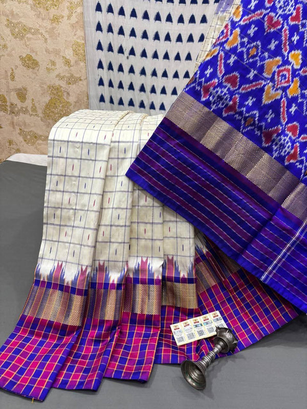 Pochampalli Dolla Silk Ethnic Saree