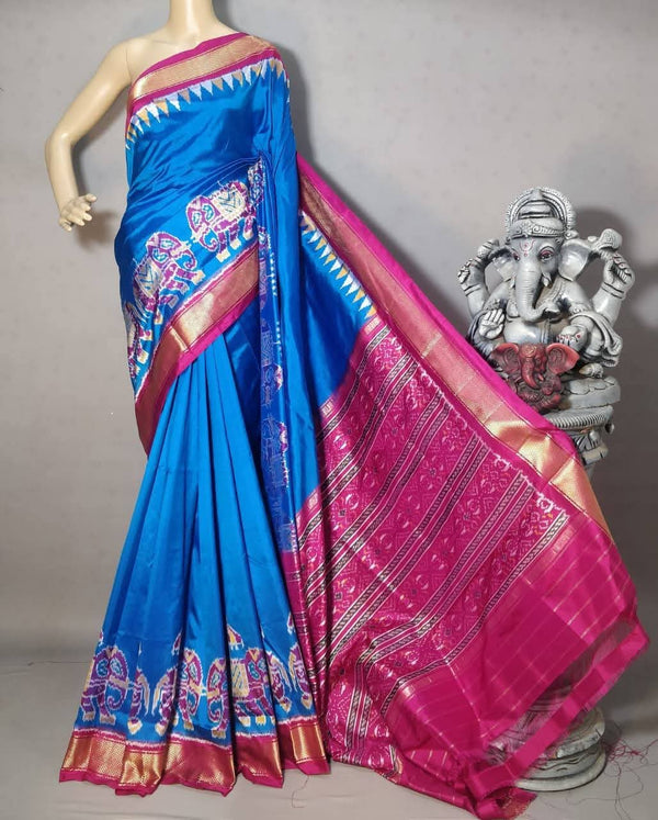 Pochampalli Print Dolla Silk Saree