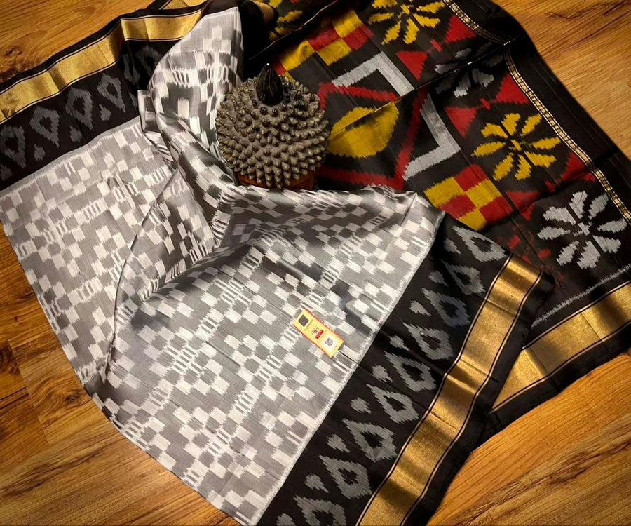 Pochampalli Print Dolla Silk Saree