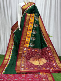 Pochampalli Weave Dolla Silk Saree