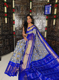 Pochampalli Ikkat Silk Saree