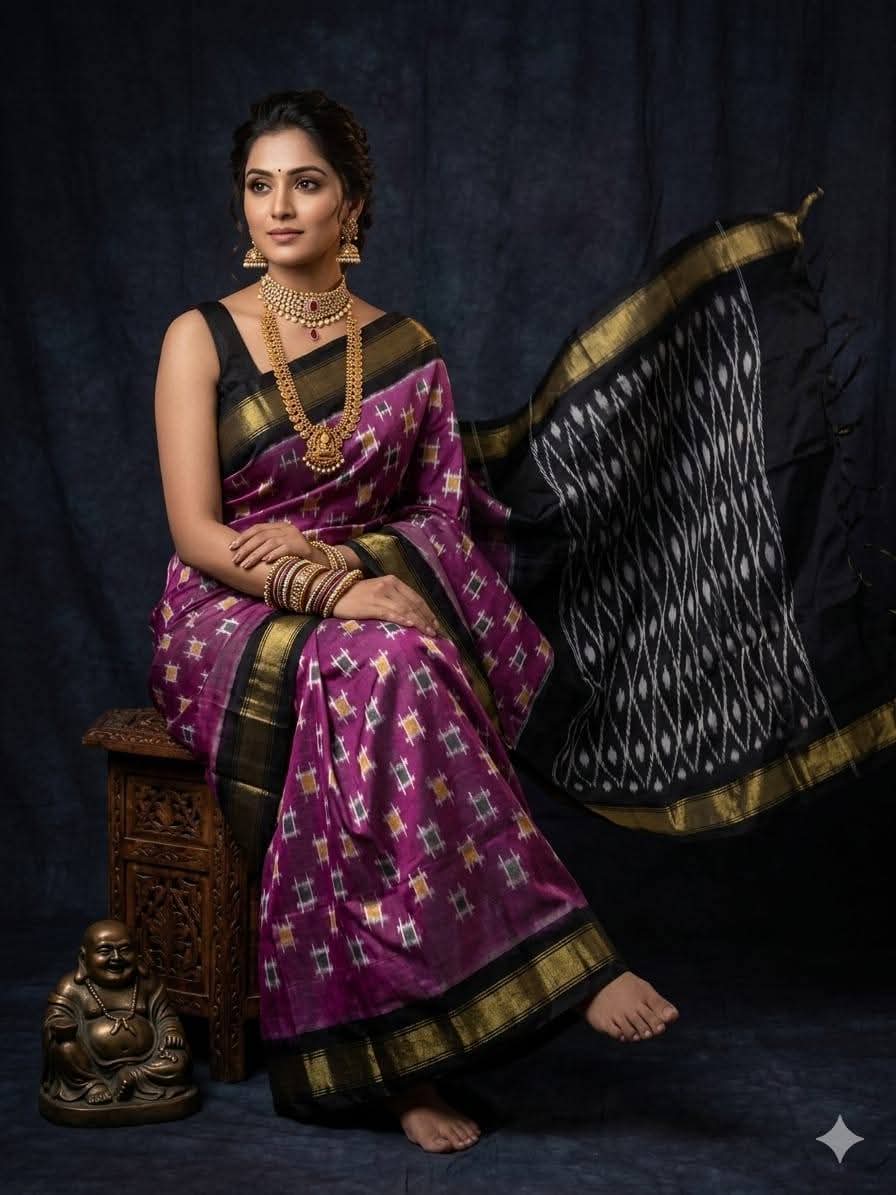 Pochampalli Dolla Silk Designer Saree
