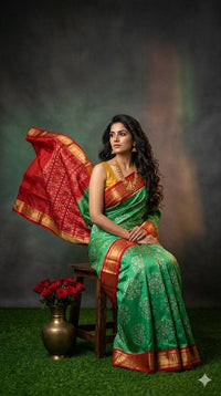Pochampalli Dolla Silk Saree