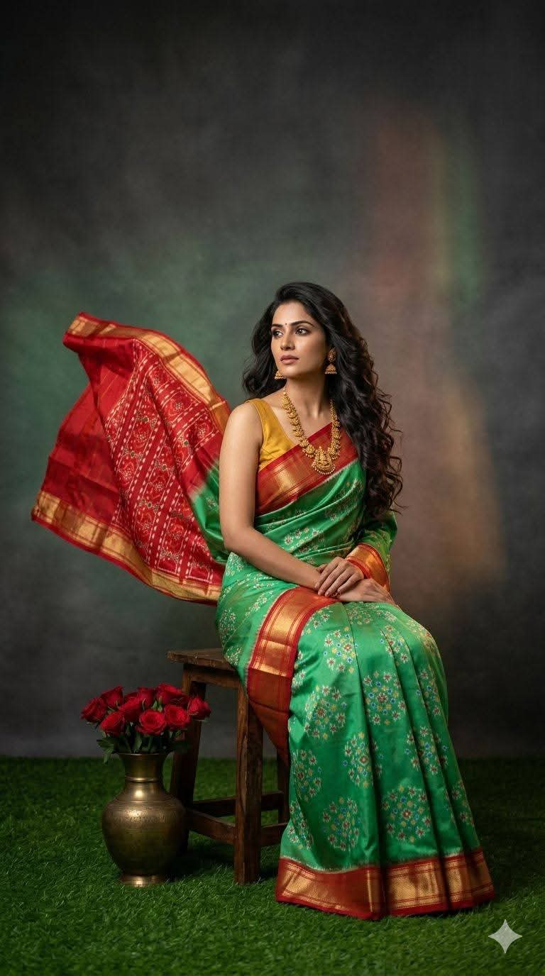 Pochampalli Dolla Silk Saree