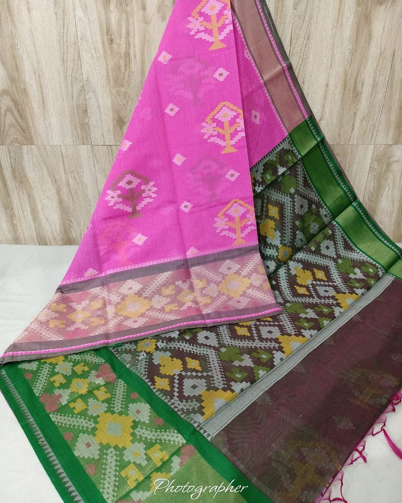 Pochampalli Print Dolla Silk Saree