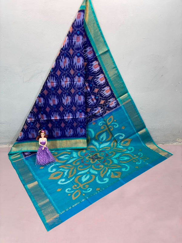 Pochampalli Weave Dolla Silk Saree
