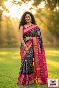 Pochampalli Dolla Silk Ethnic Saree