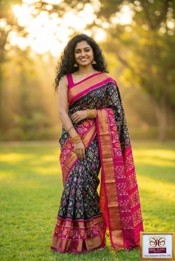 Pochampalli Dolla Silk Ethnic Saree
