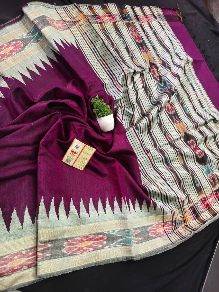 Pochampalli Dolla Silk Designer Saree