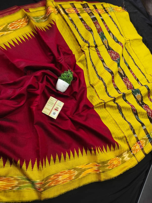 Pochampalli Dolla Silk Ethnic Saree