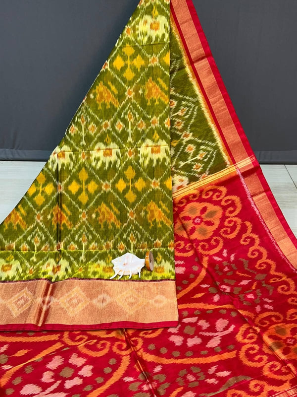 Pochampalli Dolla Silk Ethnic Saree