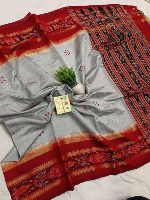 Cotton Silk Temple Border Saree