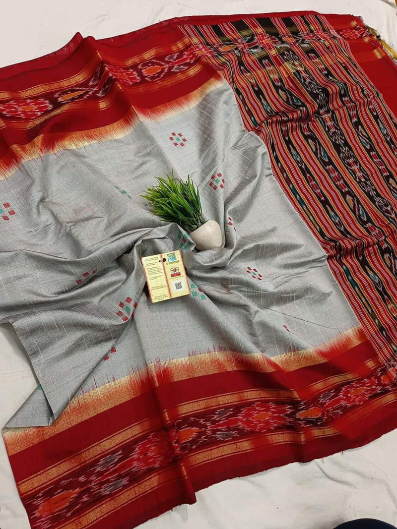 Cotton Silk Temple Border Saree