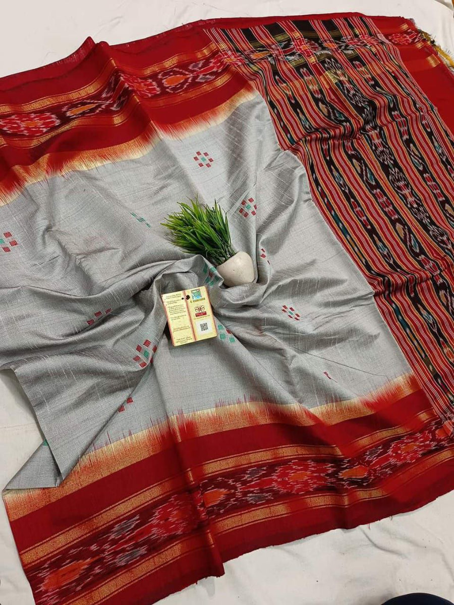 Cotton Silk Temple Border Saree