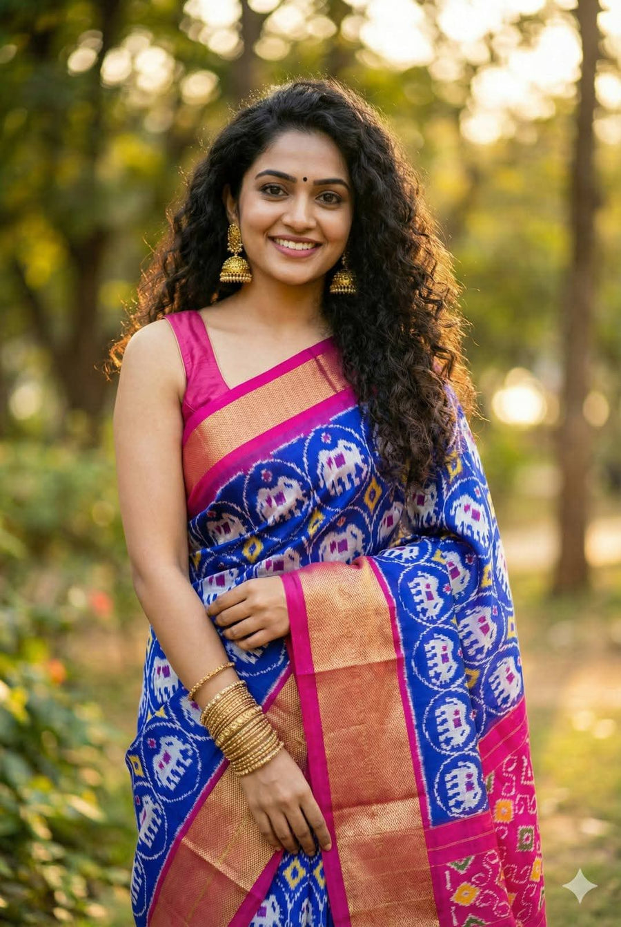 Pochampalli Dolla Silk Saree