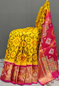 Pochampalli Weave Dolla Silk Saree