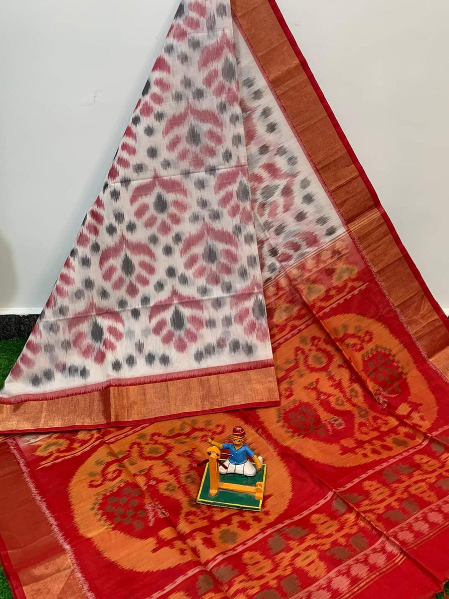 Pochampalli Print Dolla Silk Saree