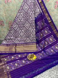 Pochampalli Ikkat Dolla Silk Saree