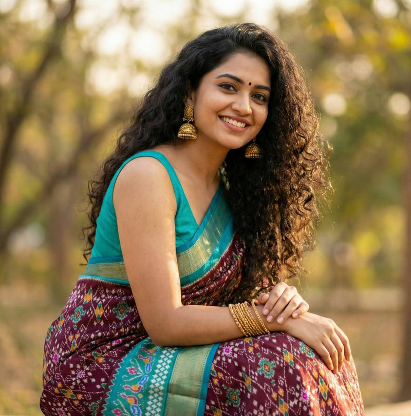 Pochampalli Dolla Silk Saree
