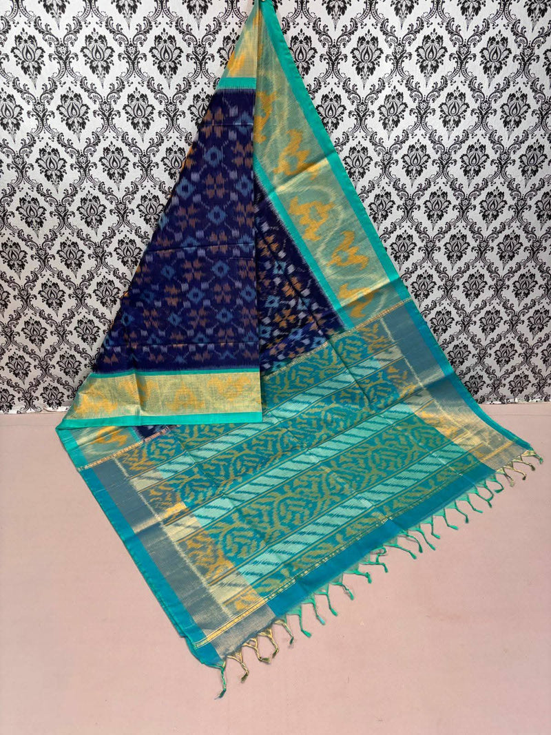 Pochampalli Weave Dolla Silk Saree
