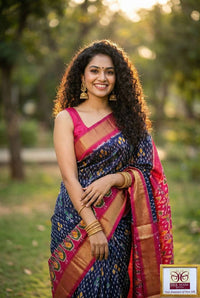 Pochampalli Dolla Silk Designer Saree
