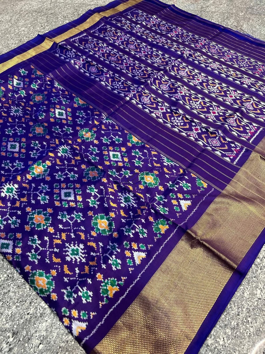 Pochampalli Print Dolla Silk Saree