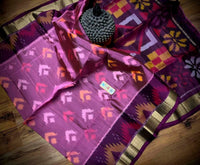 Pochampalli Ikkat Dolla Silk Saree