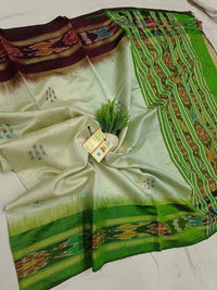 Cotton Silk Temple Border Saree