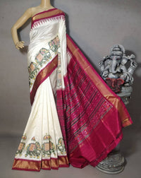 Pochampalli Print Dolla Silk Saree